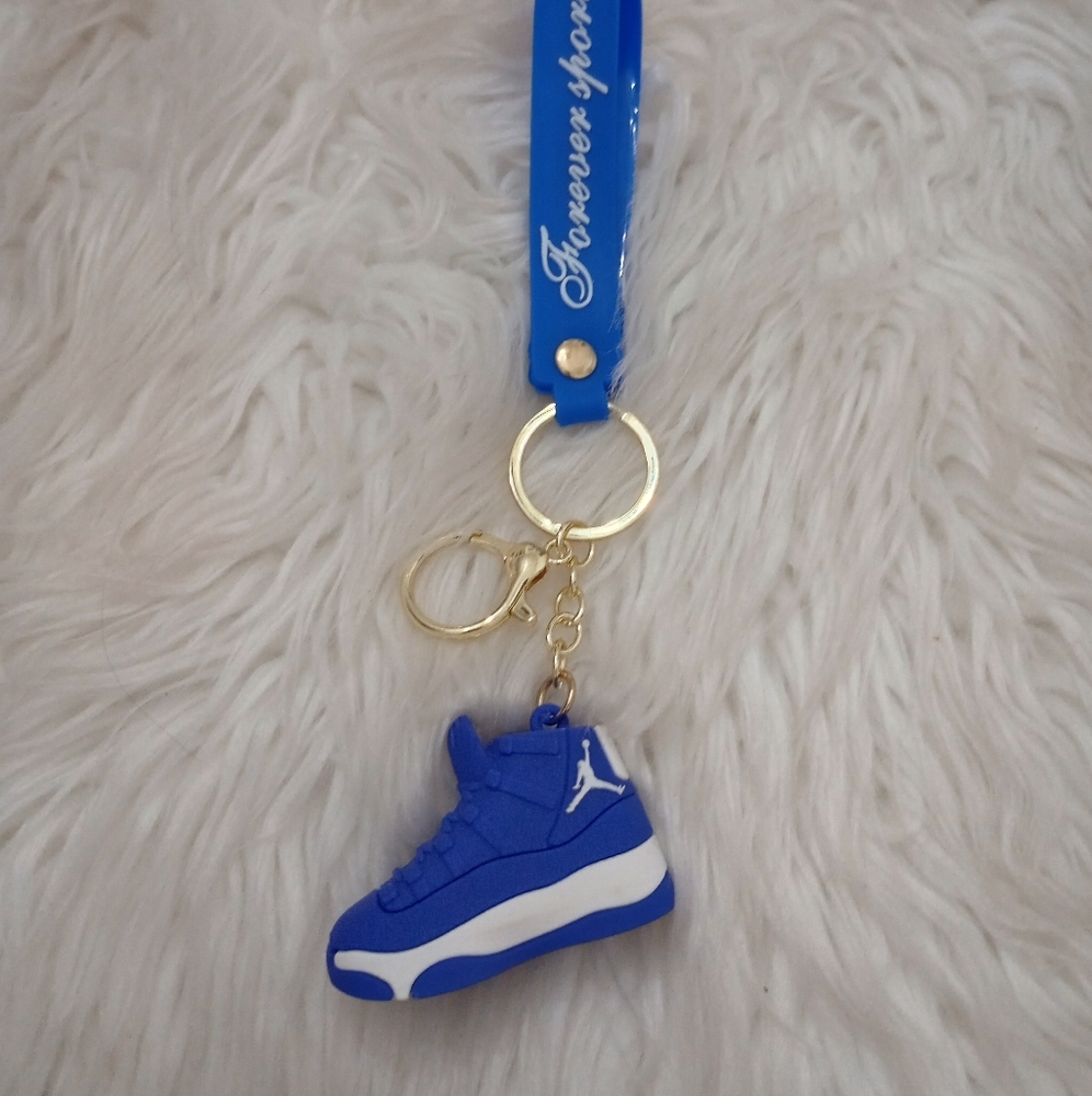 Jordan Blue Keychain.